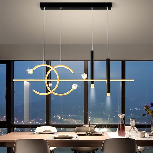 led pendelleuchte projektor licht luxus esszimmer kreative persönlichkeit sternenhimmel bar kronleuchter Image