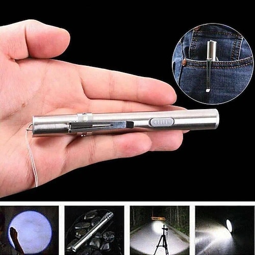 1 Stück 2 W Taschenlampen Campinglichter Arbeitsscheinwerfer Multi-Funktion Mehrfachnutzung mit Beleuchtungsfunktion Warmweiß Kühles Weiß 3.7 V 1 LED-Perlen Image