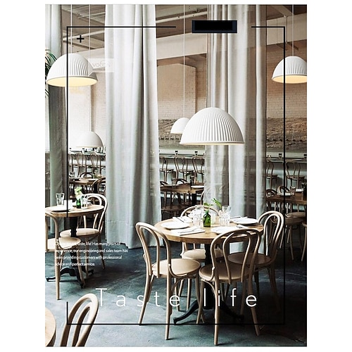 30 cm einzelnes Design Insel-Design-Pendelleuchte Harz lackierte Oberflächen im modernen nordischen Stil 85-265 V Image