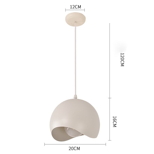 Pendellampenschirm, kreisförmiger Deckenleuchter im kreativen Stil, E27-Lichtquelle, Unterputzleuchten, Flur-Nachttisch-Wohnzimmer-Hängeleuchte 110–240 V Image