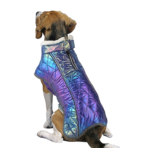 Hund Katze Mäntel Jacke Mode Lässig Winter Reflektierend Wasserdicht Atmungsaktiv Weich Waschbar Alltagstauglich Hundebekleidung for Bichon Frise Zwergspitz Baby Haustier Papillon Klein Image
