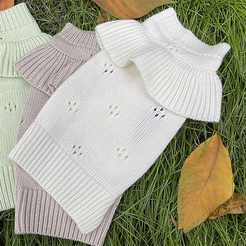 Hund Katze Pullover Jumper Party Lässig Winter Atmungsaktiv Weich Waschbar Bequem Outdoor Alltagstauglich Hundebekleidung for Bichon Frise Zwergspitz Baby Haustier Papillon Klein Image