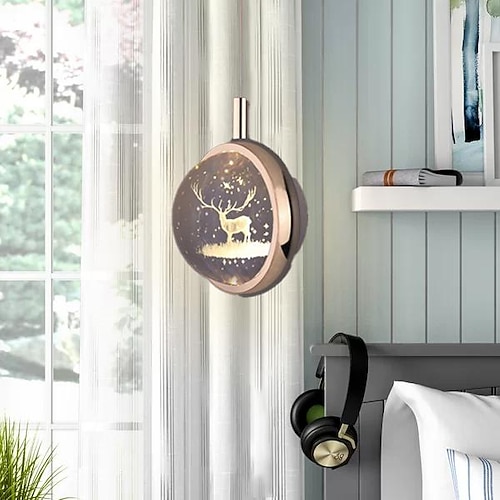 LED-Pendelleuchte 11cm 1-Licht Ring Kreis Design warmweiß luxuriös modern Esszimmer Schlafzimmer Pendelleuchten 110-240V Image