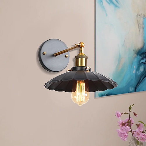 stecker wandleuchte retro wandleuchte mit steckerkabel 240 grad industrie wandleuchte mit ul schalter für esszimmer bad esszimmer küche schlafzimmer warmweiß Image