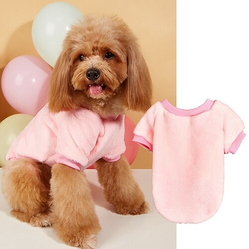 Hunde Katzen Pullover Kuschelig Brautkleider schlicht Winter Warm Atmungsaktiv Weich Waschbar Komfortabel Outdoor Casual Hundebekleidung for Bichon Frise Spitz kleines Haustier Schmetterling Small Image