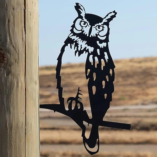 Vogel-Wanddekoration aus Metall, Lovebird-Kunst für den Außenbereich, Garten, Terrasse, Gartendekoration, Vogeldekoration, Schilder, Gartenhofdekoration, Gartenhof, Hinterhofstatuen