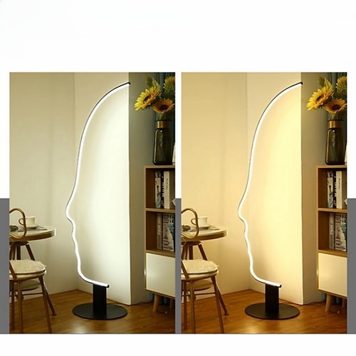 Stehleuchte Mehrere Lampenschirme / Umgebungslampen / Party-, Weihnachts-, Hochzeitdeko Künstlerisch / Moderne zeitgenössische Für Studierzimmer / Büro / Korridor Aluminium AC100-240V Schwarz / Wei Image