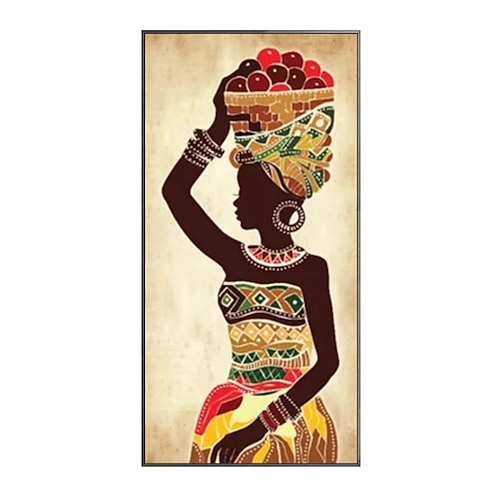 1 Tafel Menschen druckt afrikanische Frauen Wandkunst modernes Bild Wohnkultur Wandbehang Geschenk gerollte Leinwand ungerahmt ungedehnt Image
