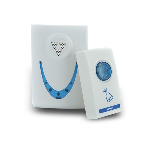 Drahtlose Türklingel, 1 Taste, 1 Empfänger, Fernbedienung, Haussicherheits-Türklingel Image