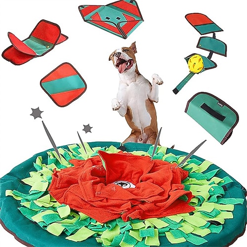 Grenzüberschreitendes, heiß verkauftes Hundespielzeug, Sound-Puzzle, Haustier, verstecktes Essen, riechende Matte, Puzzle, Dekompression, riechende Matte Image