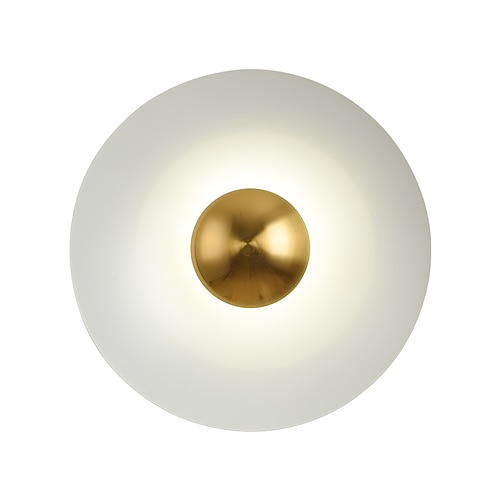 Innenwandleuchte LED Kupfer Kreisdesign Wohnzimmer Schlafzimmer Metall Wandleuchten 3000K E26 Wandleuchten für Schlafzimmer Badezimmer Image