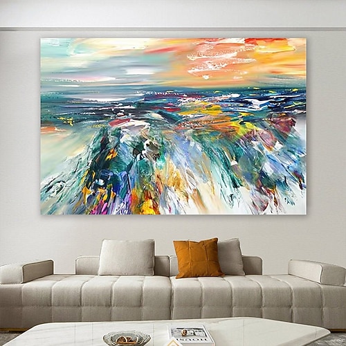 Ölgemälde handgemachte handgemalte Wandkunst Wohnkultur Dekor gerollte Leinwand kein Rahmen ungedehnt Image