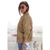 Blouson FRENCH CONNECTION, Damen, Gr. S (36/38), grün (khaki), Web, Obermaterial: 100% Baumwolle. Futter: 85% Polyester, 15% Baumwolle. Ärmelfutter: 100% Polyester, unifarben, casual, lässig geschnitten hüftlang, Langarm Rippbündchen, Jacken, mit...