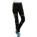 Per donna Pantaloni da escursione Collage Estate Esterno Impermeabile Antivento Resistente ai raggi UV Traspirante Pantalone / Sovrapantaloni Pantaloni Nero Viola Campeggio e hiking Caccia Sci S M L