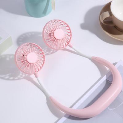 Neck Hanging Fan Portable USB Mini Lazy Fan Headset Neck Hanging Small Fan USB Charging Band Aromatherapy Neck Hanging Fan