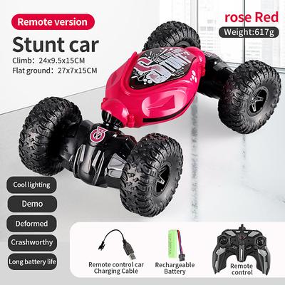 Gesture Sensing Remote Control Twisting Car Luminous Wheel Deformation High-Speed Climbing Car RC Car Stunt Car 2072