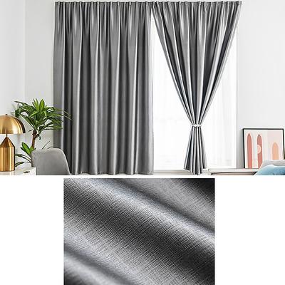 Punch Free Velcro Blackout Curtain for Living Room Bedroom Window Curtain Easy Install Drapes Blinds Kitchen Window(Widthheight)