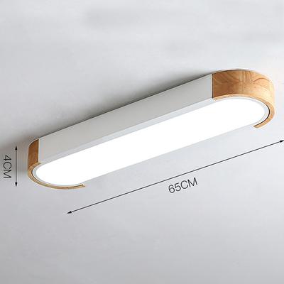 LED Ceiling Light Liner Wooden Decorative Ceiling Lamp 35/65cm Panel Living Room Bedroom Lamp 110-240V