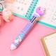 1pc Cute 10 Colors Transparent Shape Retractable Ball Pen Cute Animal Shuttle Pen Gift For Kids, Back to School Supplies