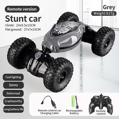 Gesture Sensing Remote Control Twisting Car Luminous Wheel Deformation High-Speed Climbing Car RC Car Stunt Car 2072