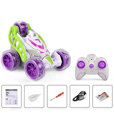 Mini Stunt Dump Car Charging Spray Remote Control Car Children's Toy Car Light 360 Rollover Car