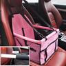 Cat Dog Car Seat Cover Waterproof Portable Foldable Solid Colored Textile Black Red Pink