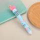 1pc Cute 10 Colors Transparent Shape Retractable Ball Pen Cute Animal Shuttle Pen Gift For Kids, Back to School Supplies