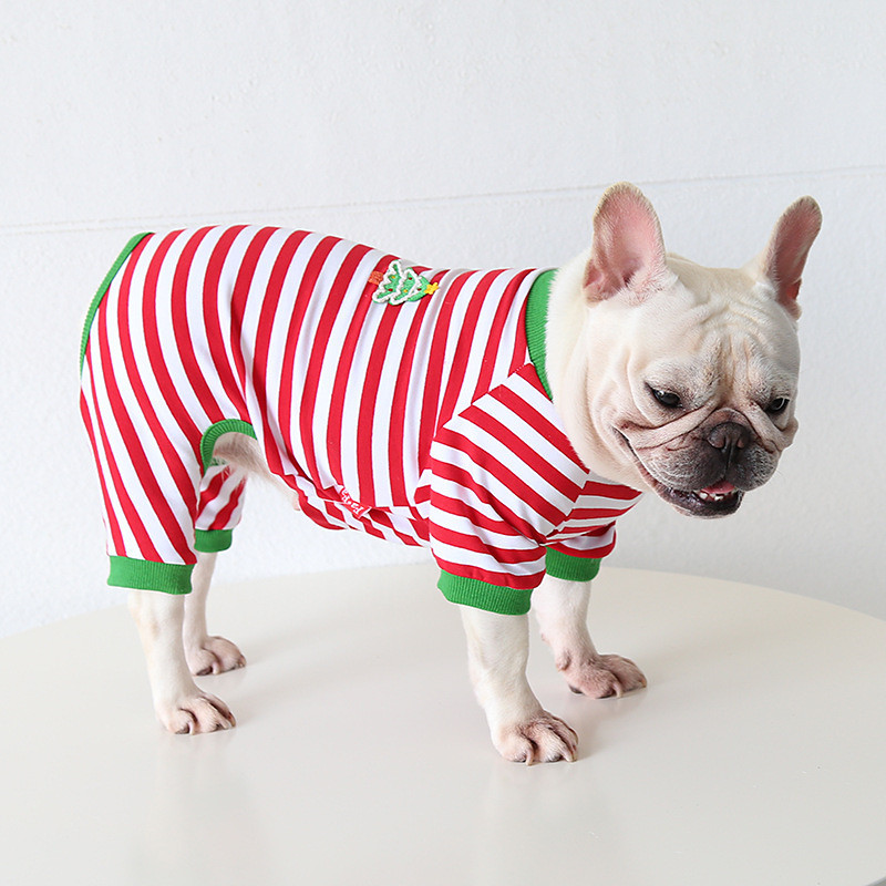 Dog Cat Pajamas Fashion Cute Winter Soft Washable Comfortable Outdoor Casual Daily Dog Clothing for Bichon Frise Poodle Pomeranian Baby Pet Papillon