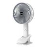 1PC USB Rechargeable Table Fan 3 Speeds Adjustable Clip-on Fan 360° Rotation Home Desk Air Cooling Fan