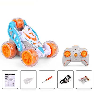Mini Stunt Dump Car Charging Spray Remote Control Car Children's Toy Car Light 360 Rollover Car
