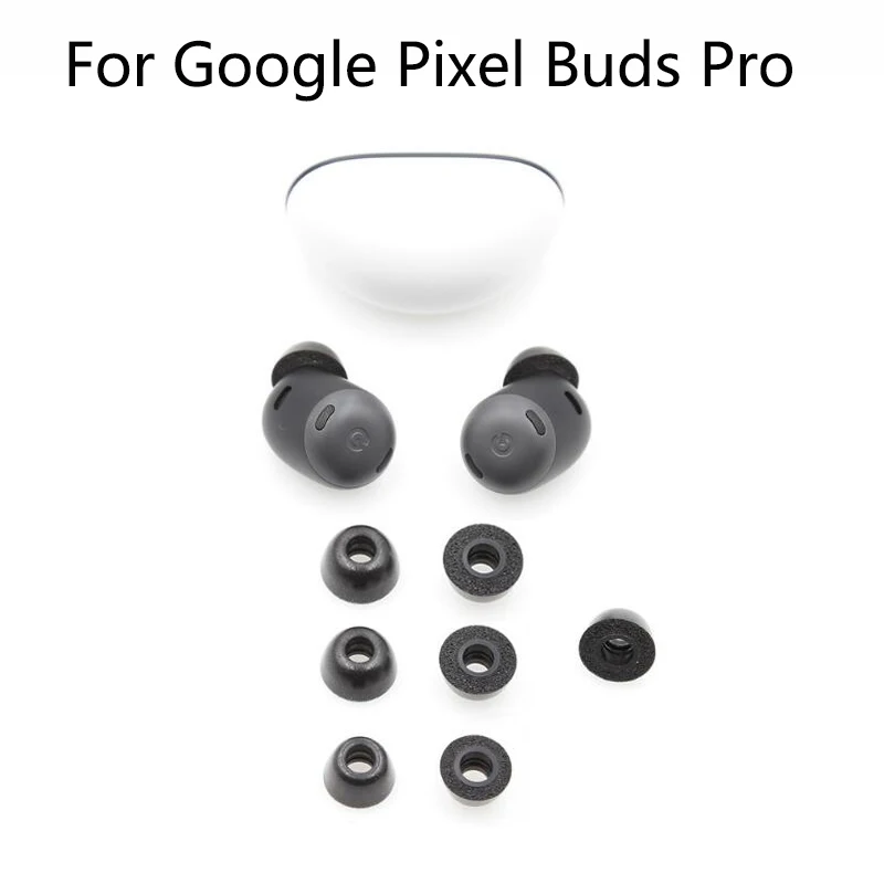 Memory Foam Für Google Pixel Buds Pro Kopfhörer Ohrpolster Fall Schwamm Ohrschalen In-Ear Kopfhörer Ohrhörer Tipps ohrstöpsel 2 teile/para Image