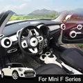 Copertura di modifica degli interni dell'auto adesivo protettivo decorativo bianco per BMW MINI Cooper JCW F54 F55 F56 F57 F60 accessori per auto