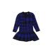 Polo by Ralph Lauren Dress: Blue Plaid Skirts & Dresses - Size 2Toddler