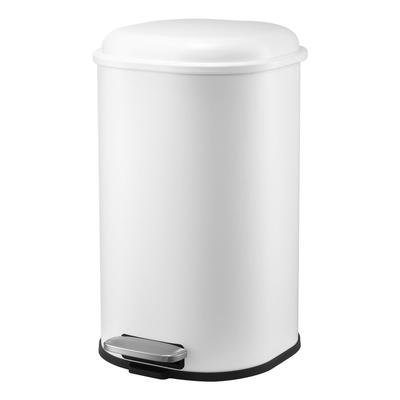 8-Gallon Step-Open Trash Can with Soft-Close Lid, Modern