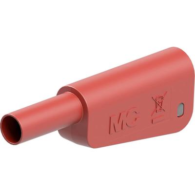 SLQ-4A-46 Sicherheits-Lamellenstecker Stecker Stift-Ø: 4 mm Rot 1 St. - Stäubli Image