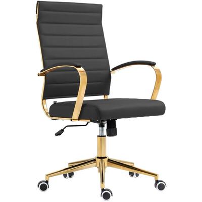Bürostuhl Havanna Kunstleder schwarz Image