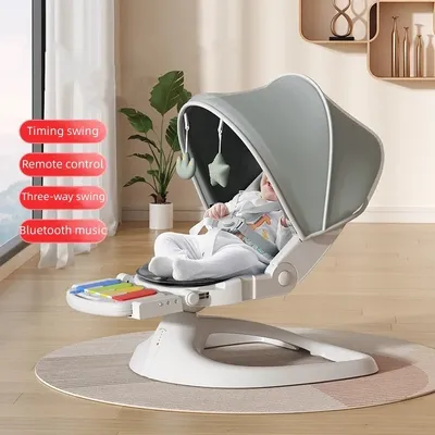 Baby electric rocking chair to put newborn baby to sleep cradle bed baby soothing chair to take baby