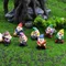 7 pezzi di accessori da giardino fatato per esterni, decorazioni per gnomi da giardino, set da giardino mini gnomi, statua di sette nani per giardino fatato