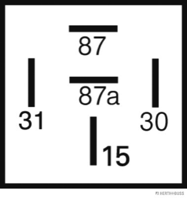 HERTH+BUSS ELPARTS Relais, Arbeitsstrom 75614197 Image