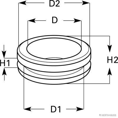 HERTH+BUSS ELPARTS Dicht-/Schutzstopfen Ø10mm 10mm 50280312 Image