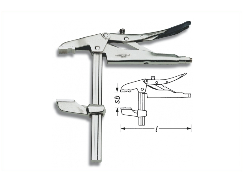HAZET Universal Grip-Zange Feststellzange 753-2 Image