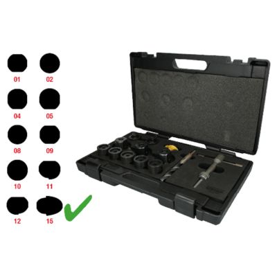 KS TOOLS Lochstanzen-Satz, Sensor-Einparkhilfe 140.2560 Image