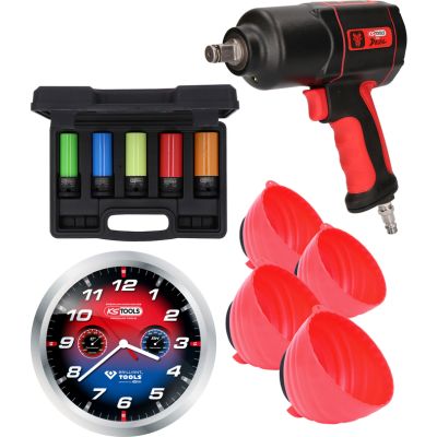 KS TOOLS Schlagschrauber-Satz (Druckluft) 515.1205 Image
