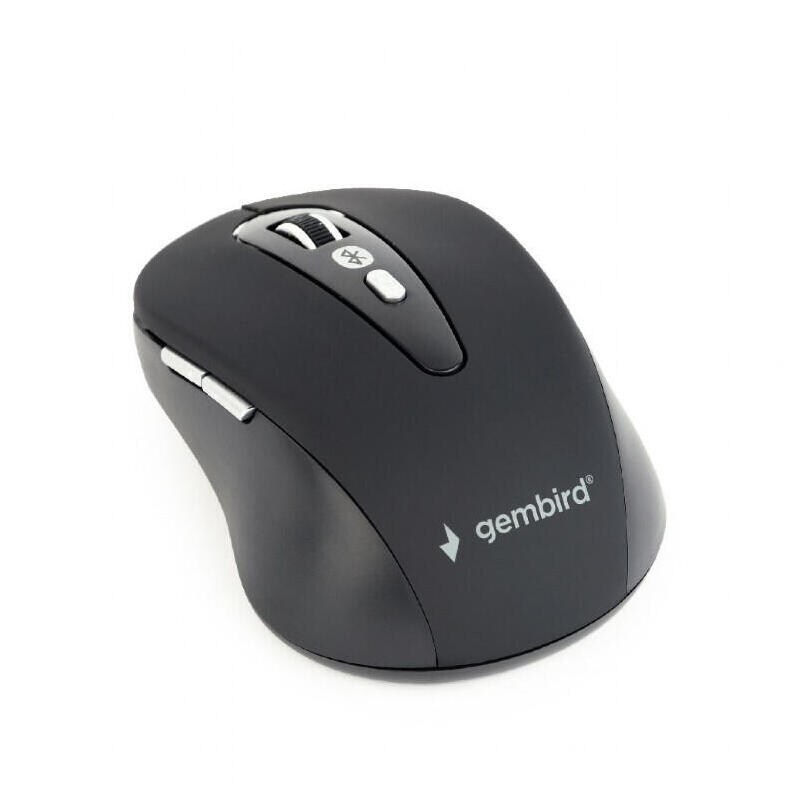 Gembird Optische Bluetooth-Maus Muswb-6B-01 Bluetooth-Maus mit 6 Tasten, 1600 dpi, Schwarz Image