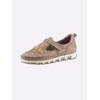 Slipper GEMINI, Damen, Gr. 41, braun (camel), Glattleder, sportlich, Schuhe