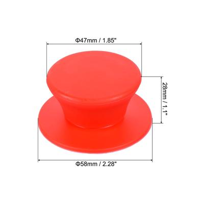 2pcs Universal Pot Lid Top Replacement Knob Heat Resistant Handle