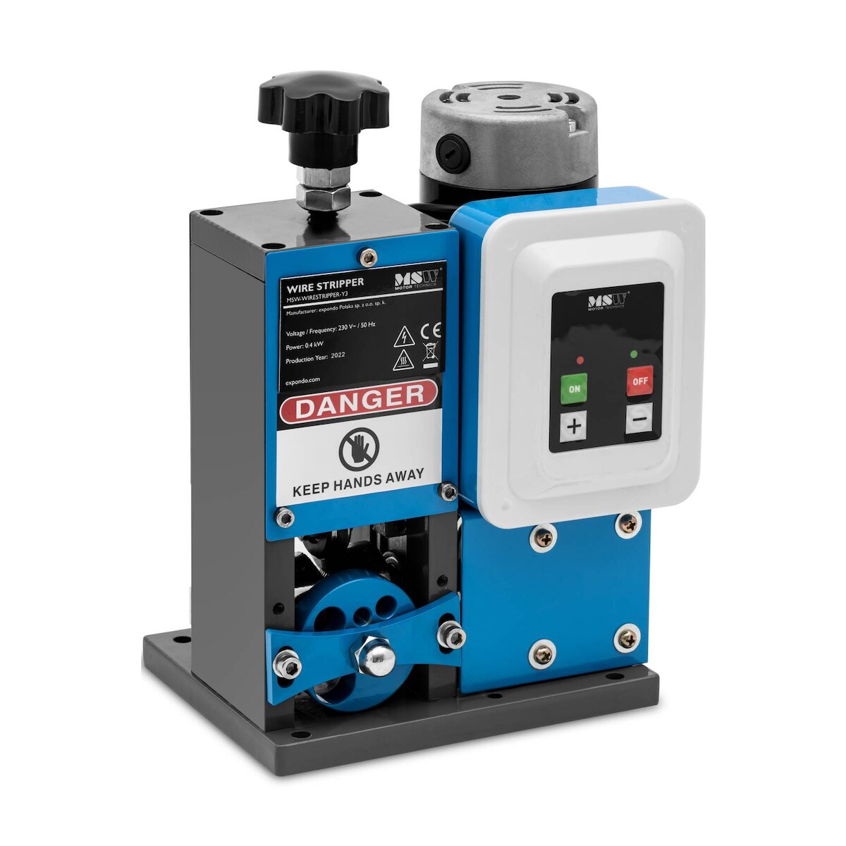 MSW Kabelschälmaschine - 400 W - 1 Einschub - 0 bis 20 m/min Image