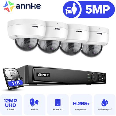 8CH Videoüberwachungssets 4K nvr 4×5MP Kamera Full hd ir Nachtsicht Wasserdichte Dome Kamera