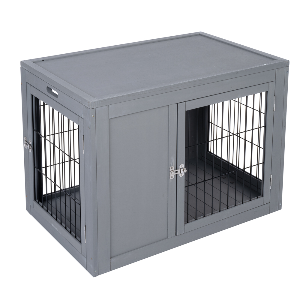 Cage d’intérieur Modern Living Berna pour chien taille M : environ 91,5 x 58,5 x 66,5 cm