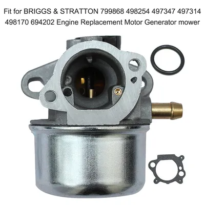 2024 New Lawn mower Engine Replacement Carburetor Carb with Gasket O-Ring Fit for Briggs & Stratton
